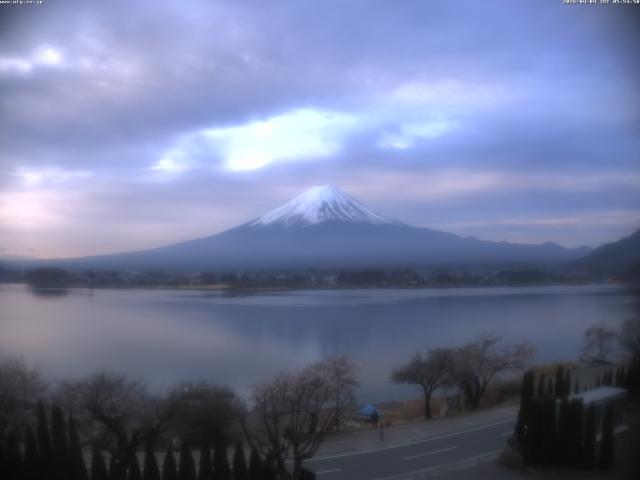 河口湖からの富士山