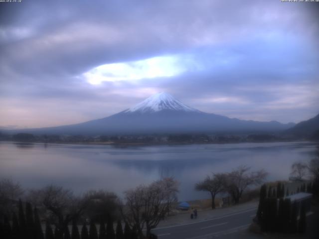 河口湖からの富士山