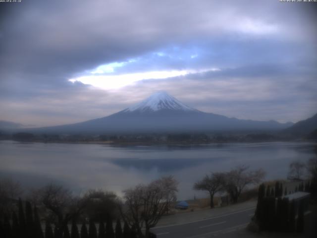 河口湖からの富士山