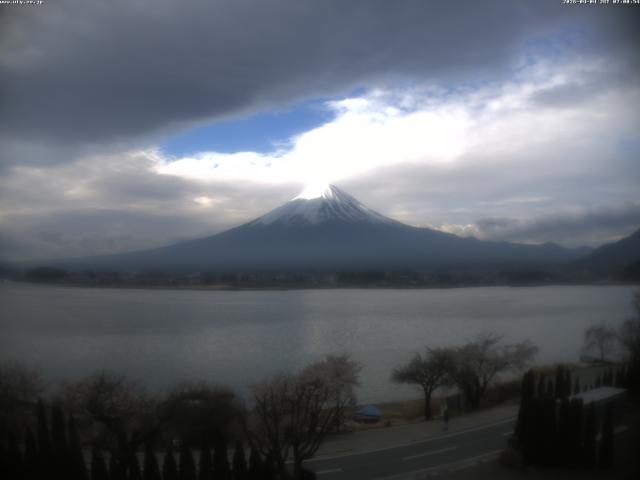 河口湖からの富士山