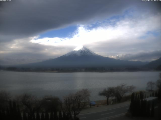 河口湖からの富士山