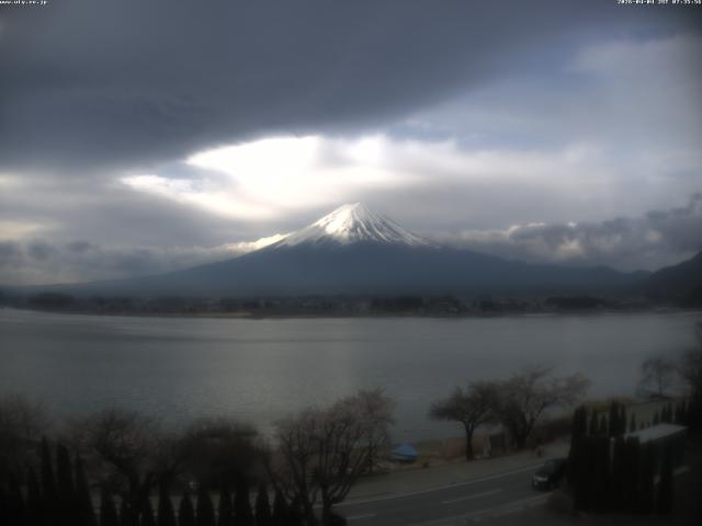 河口湖からの富士山