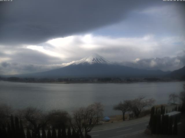 河口湖からの富士山
