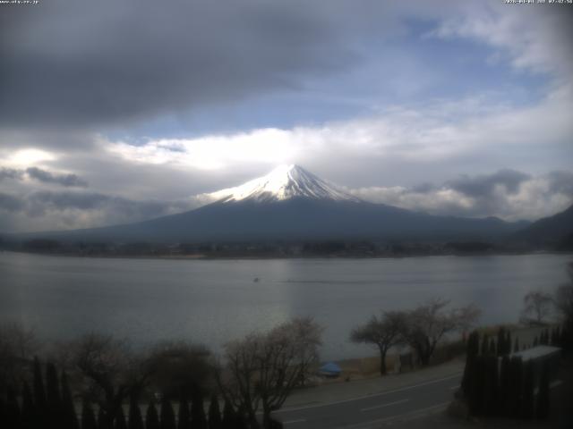 河口湖からの富士山