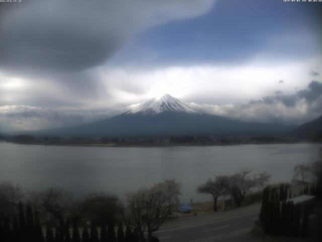 河口湖からの富士山