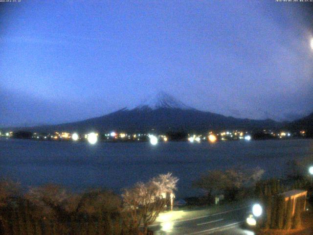 河口湖からの富士山