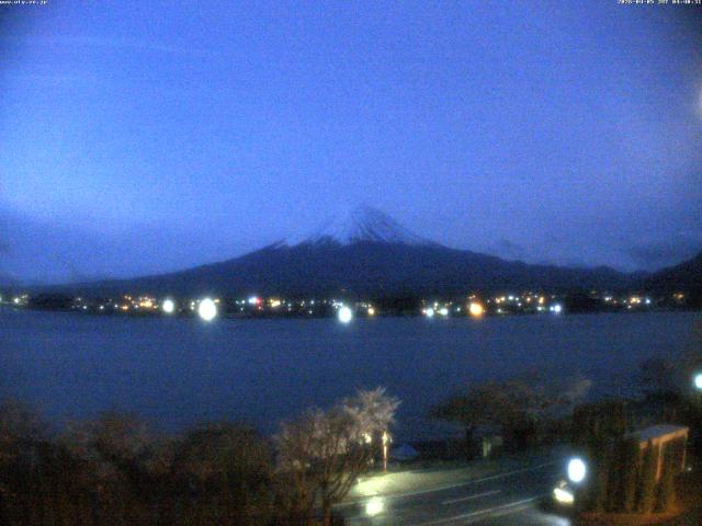 河口湖からの富士山