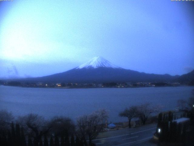 河口湖からの富士山