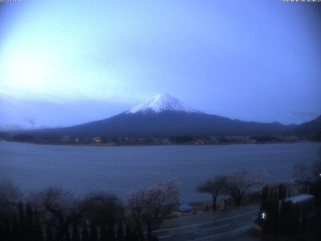 河口湖からの富士山