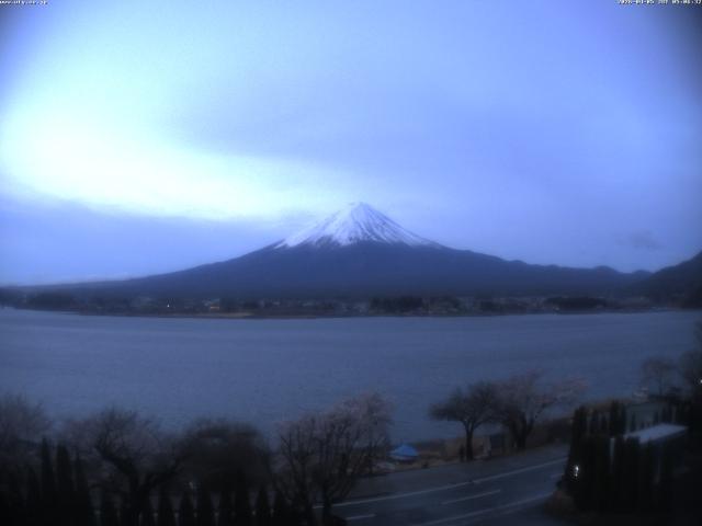 河口湖からの富士山