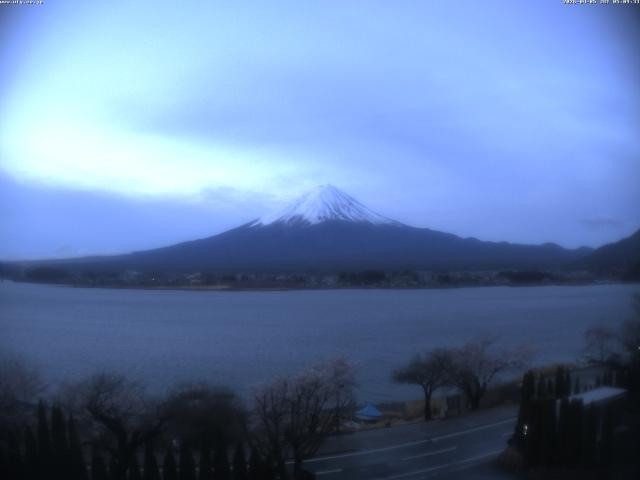 河口湖からの富士山