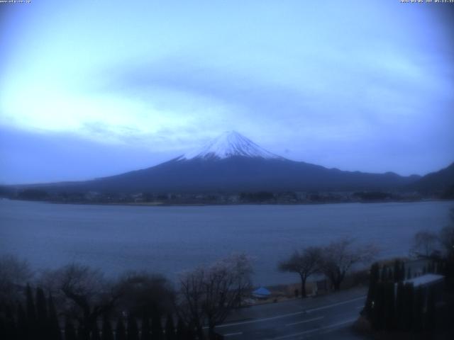 河口湖からの富士山