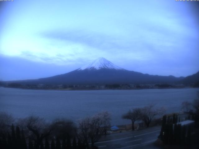 河口湖からの富士山