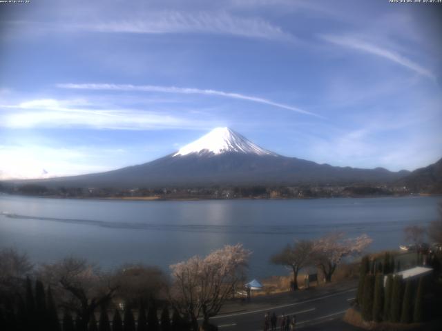 河口湖からの富士山