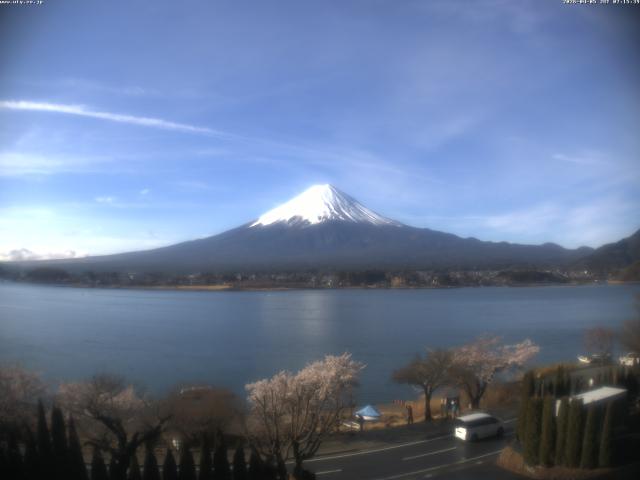 河口湖からの富士山