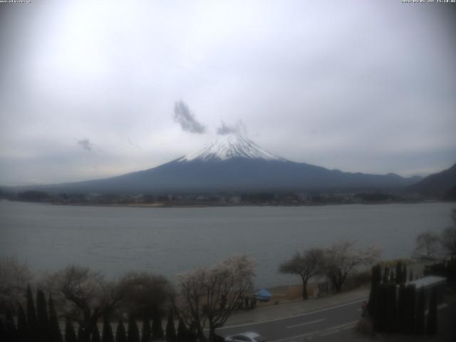 河口湖からの富士山