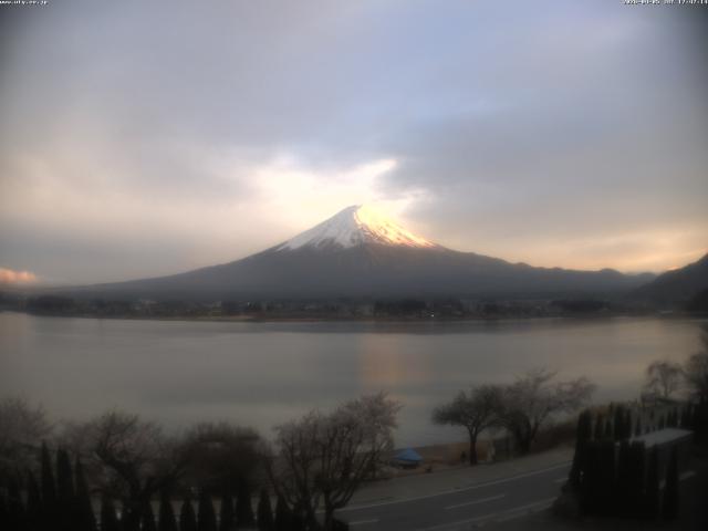 河口湖からの富士山