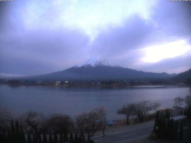 河口湖からの富士山