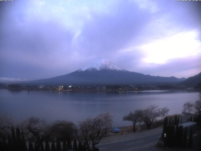 河口湖からの富士山