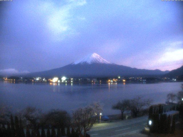 河口湖からの富士山