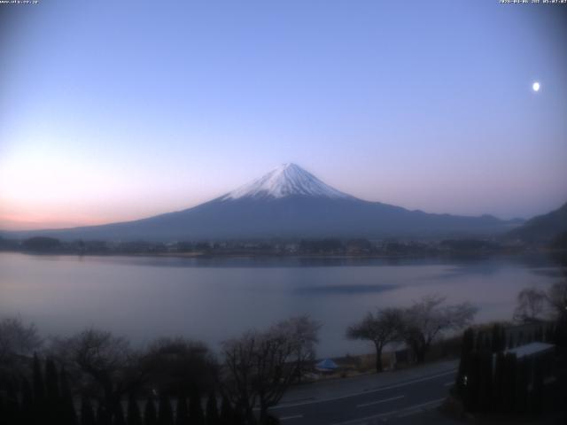 河口湖からの富士山