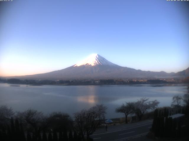 河口湖からの富士山