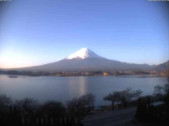 河口湖からの富士山