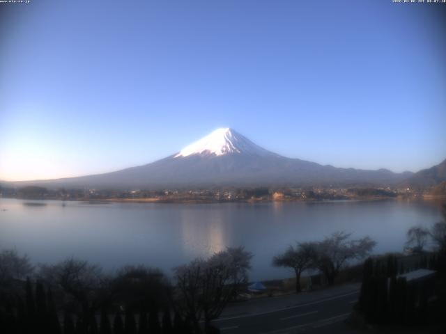 河口湖からの富士山