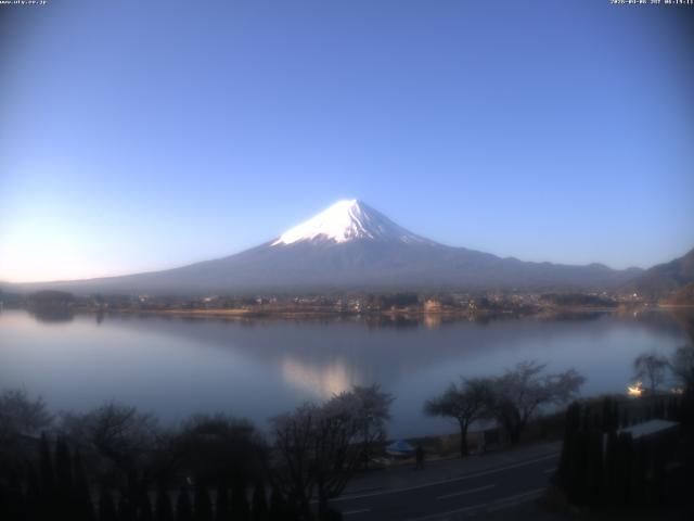 河口湖からの富士山