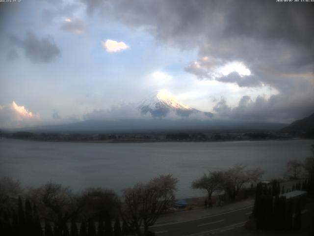 河口湖からの富士山