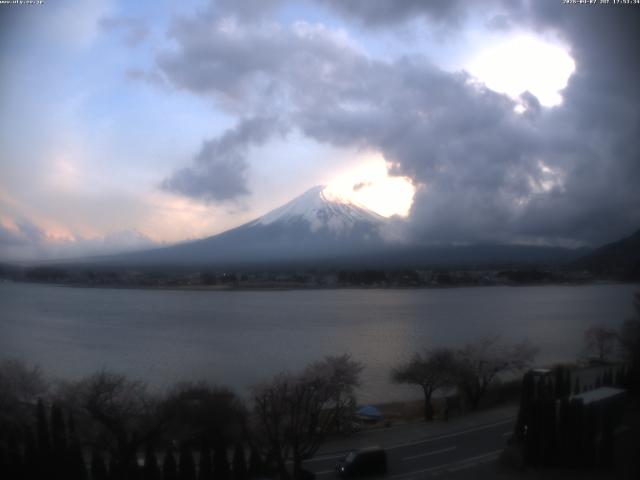 河口湖からの富士山