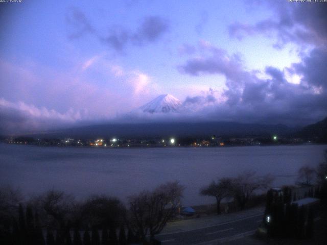 河口湖からの富士山
