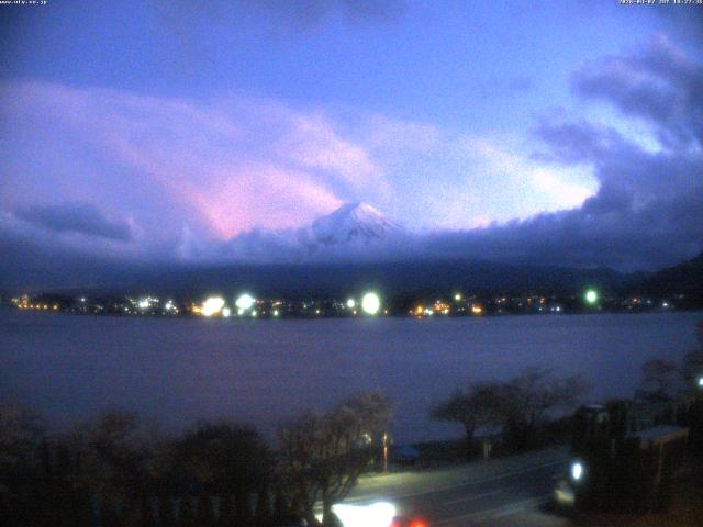 河口湖からの富士山