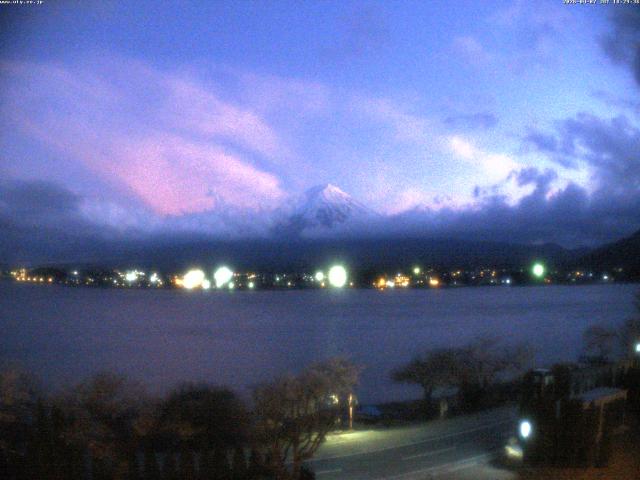 河口湖からの富士山