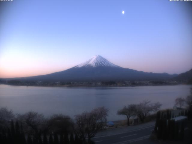 河口湖からの富士山