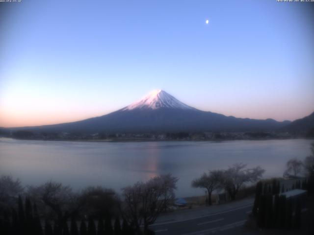 河口湖からの富士山