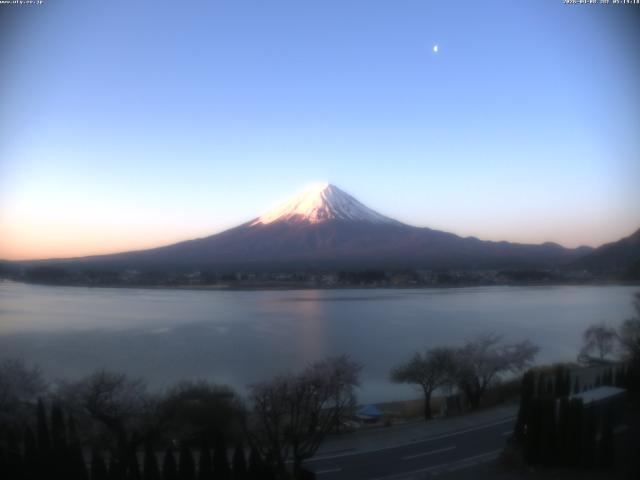 河口湖からの富士山
