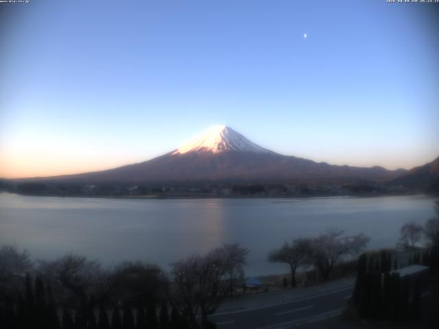 河口湖からの富士山