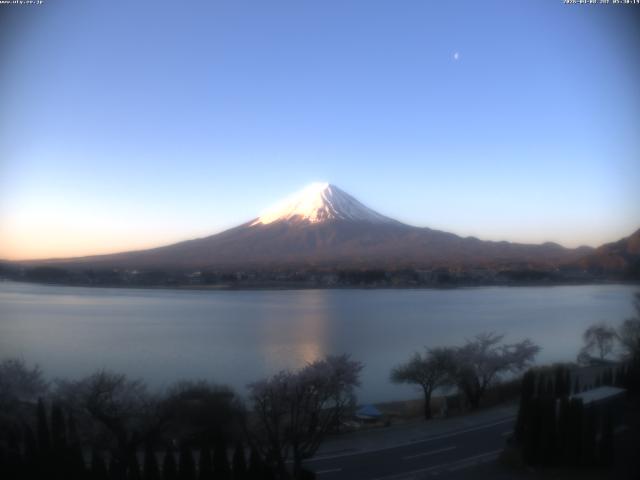 河口湖からの富士山