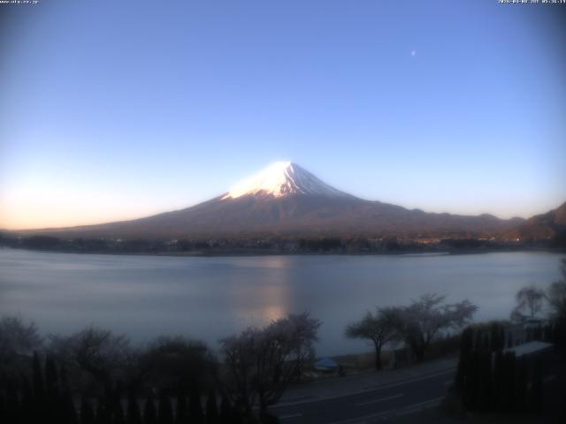 河口湖からの富士山