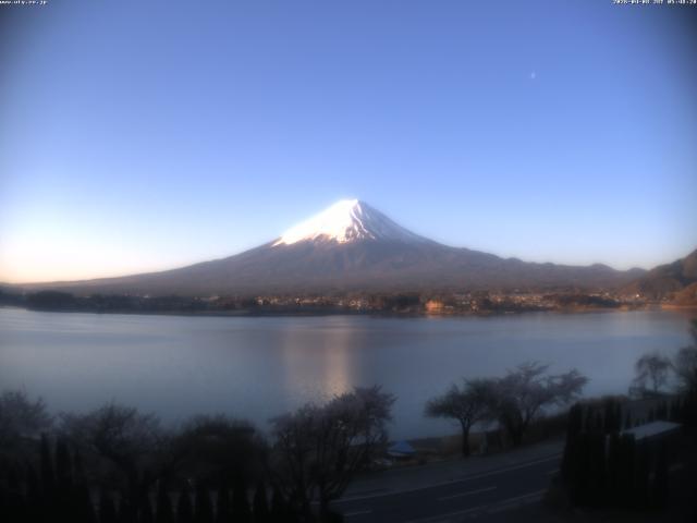 河口湖からの富士山