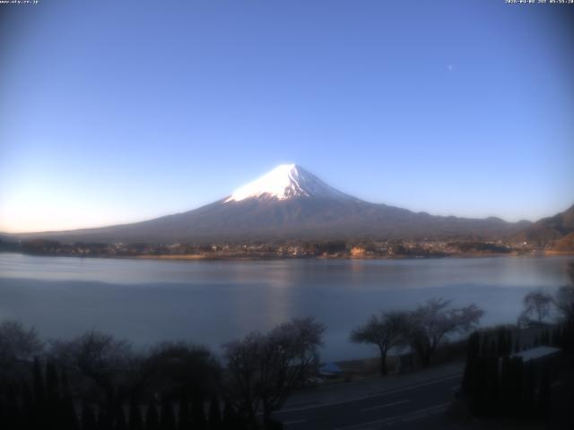 河口湖からの富士山