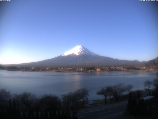 河口湖からの富士山