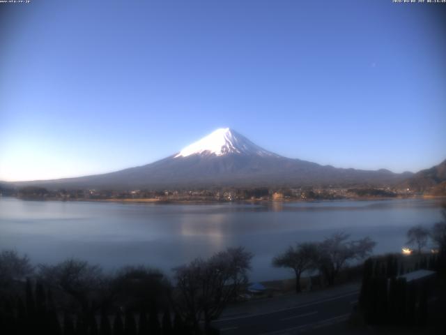 河口湖からの富士山