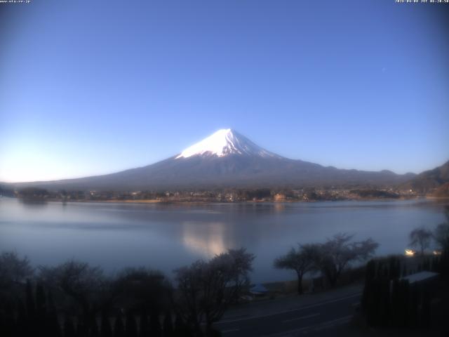 河口湖からの富士山