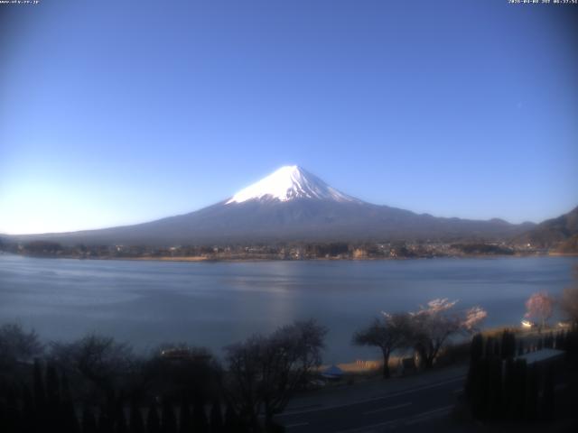 河口湖からの富士山