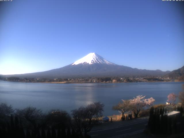 河口湖からの富士山