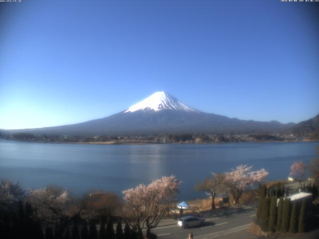 河口湖からの富士山