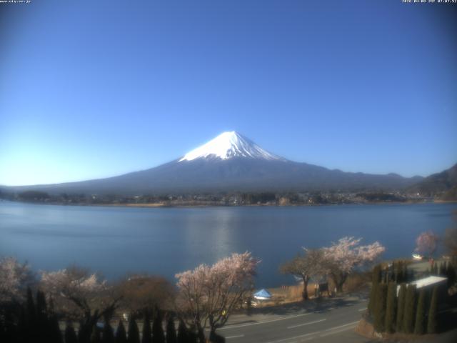 河口湖からの富士山