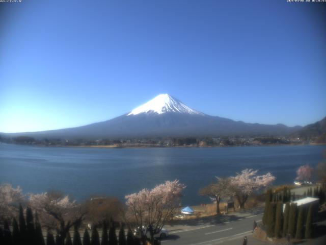 河口湖からの富士山